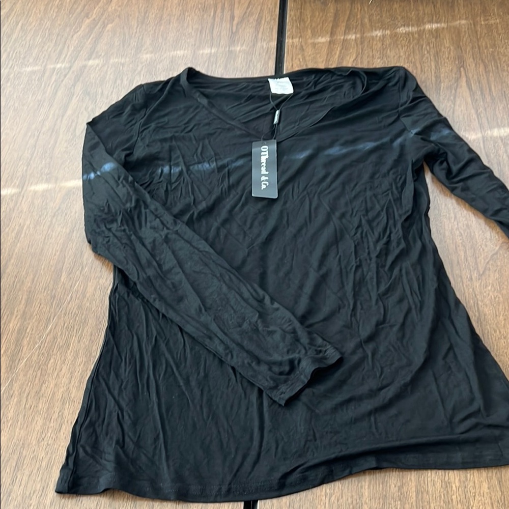 NWT Black Long Sleeve Women's Top